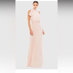 Mac Duggal High Neck Chiffon Blush [10]